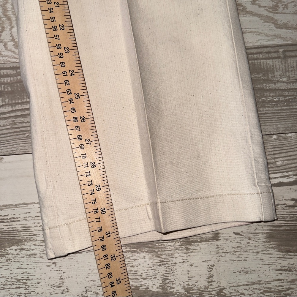 Susan Bristol Cream Stretch Straight-Leg Pants Women’s Size 6‎ - Picture 9 of 12
